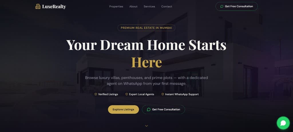 RealEstateFind — REAL ESTATE website by NextWaveWebSolutions